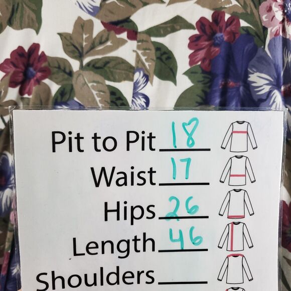 7/8 All That Jazz Midi Dress Plum Purple Floral Short Sleeve Vintage 80's 90's - Picture 3 of 14